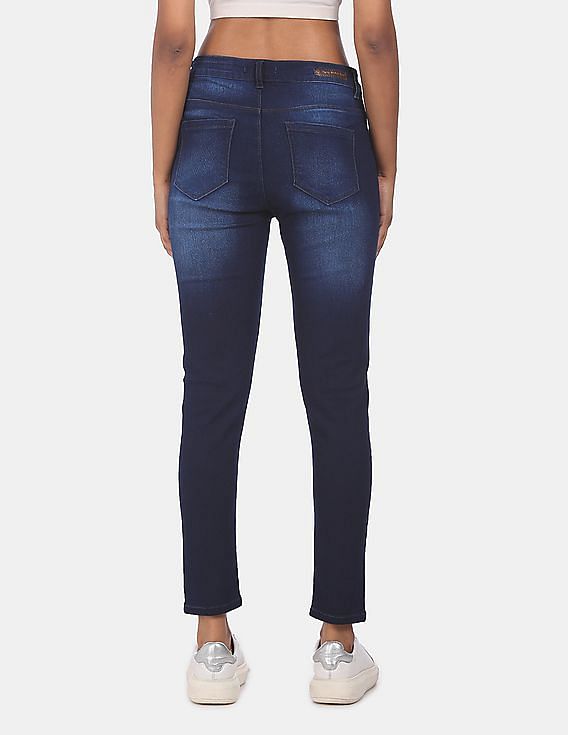 Flying Machine Women Stone Wash Veronica Skinny Fit Jeans