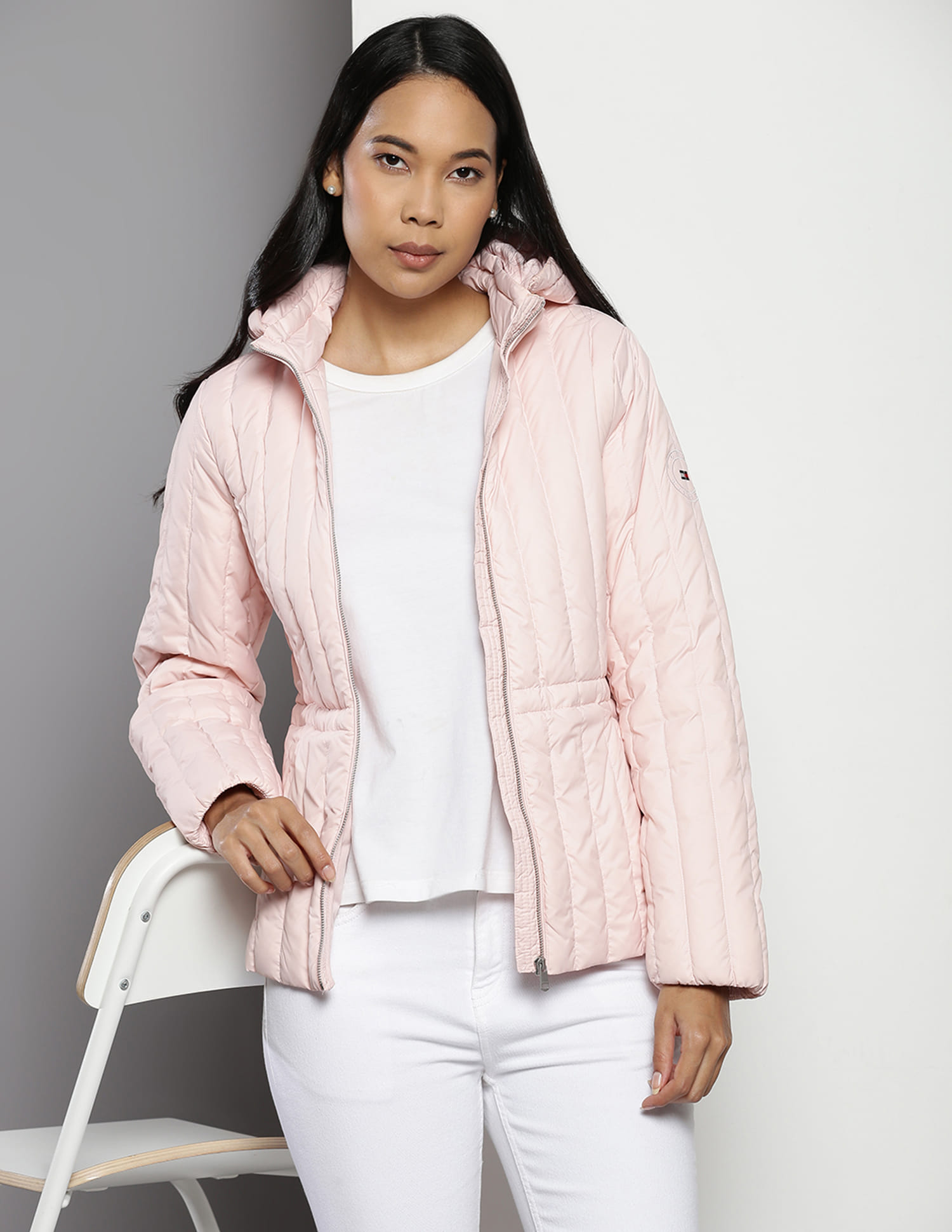 Buy Tommy Hilfiger Detachable Hood Puffer Jacket