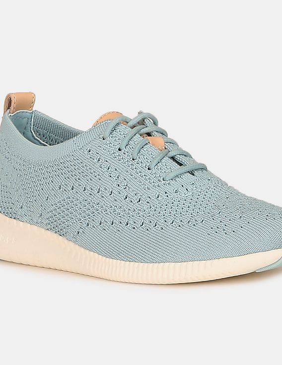 Buy Cole Haan Women Mint Blue 2.ZERØGRAND Wingtip Oxfords  display picture 1