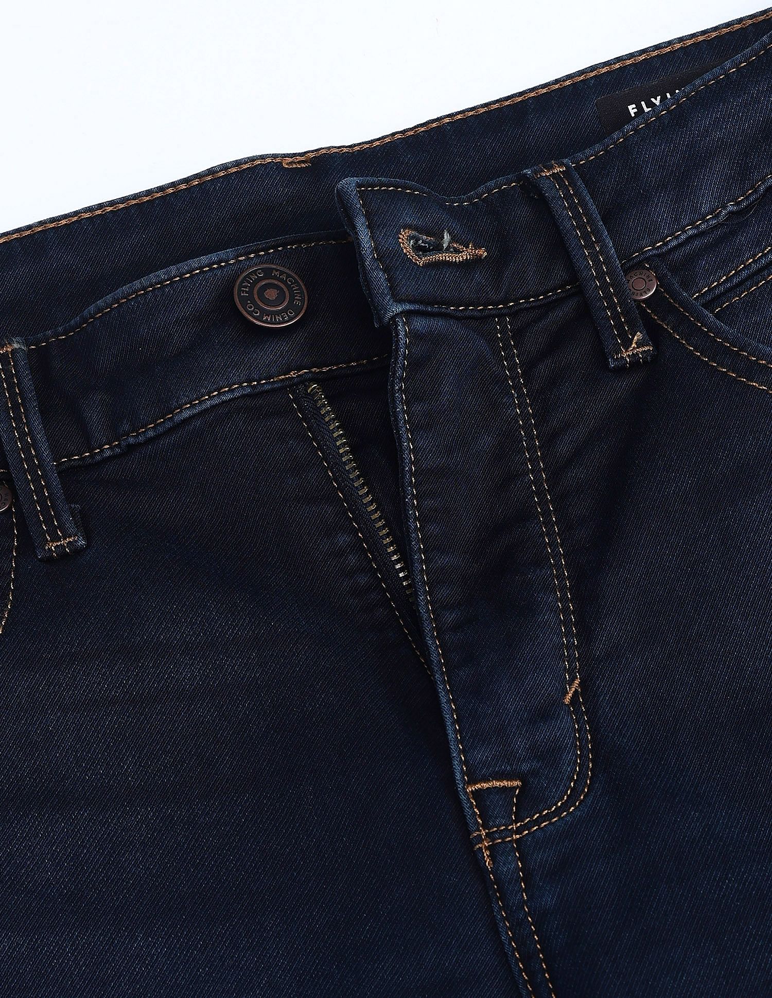 Flying Machine F-Jango Straight Fit Washed Jeans