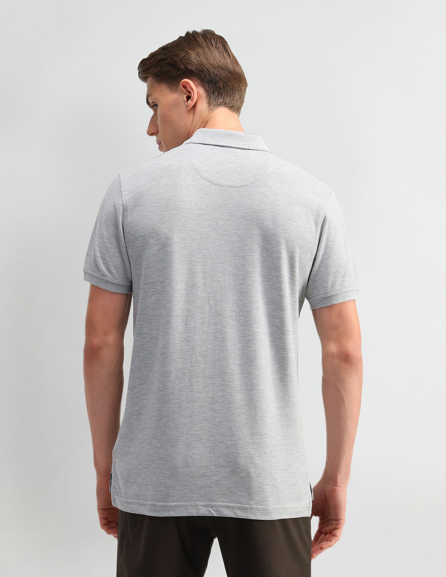 Arrow Sports Solid Regular Fit Polo Shirt