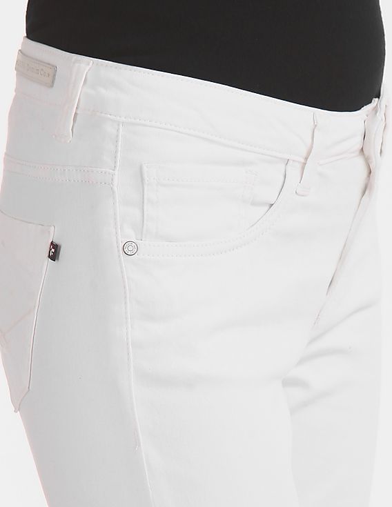 U.S. Polo Assn. Women Super Skinny Fit Mid Rise Jeans