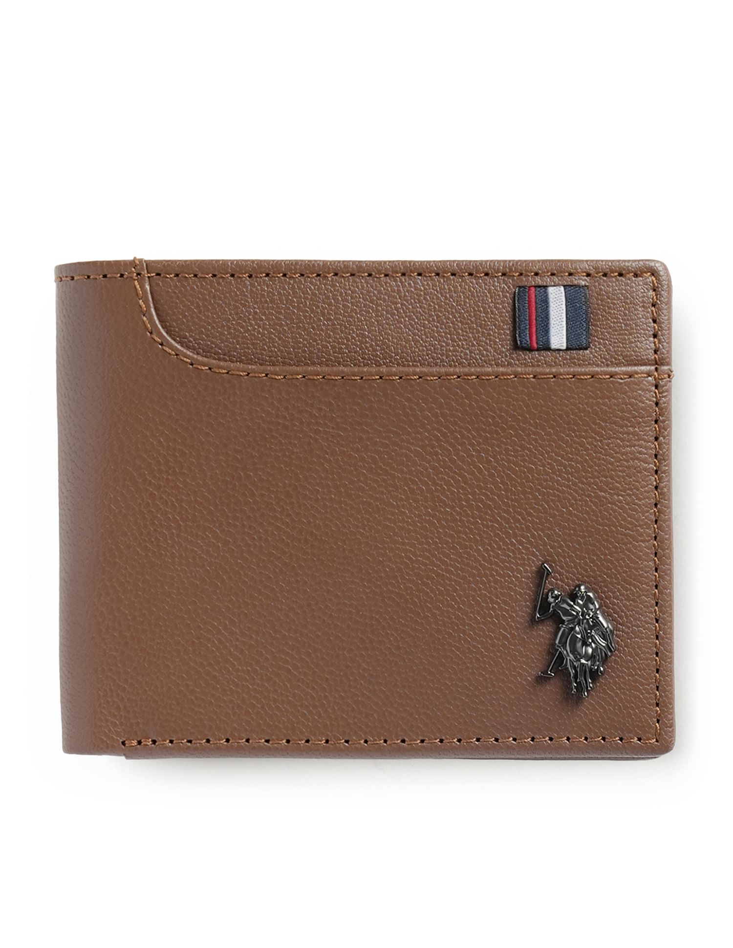 U.S. Polo Assn. Bi-Fold Textured Wallet