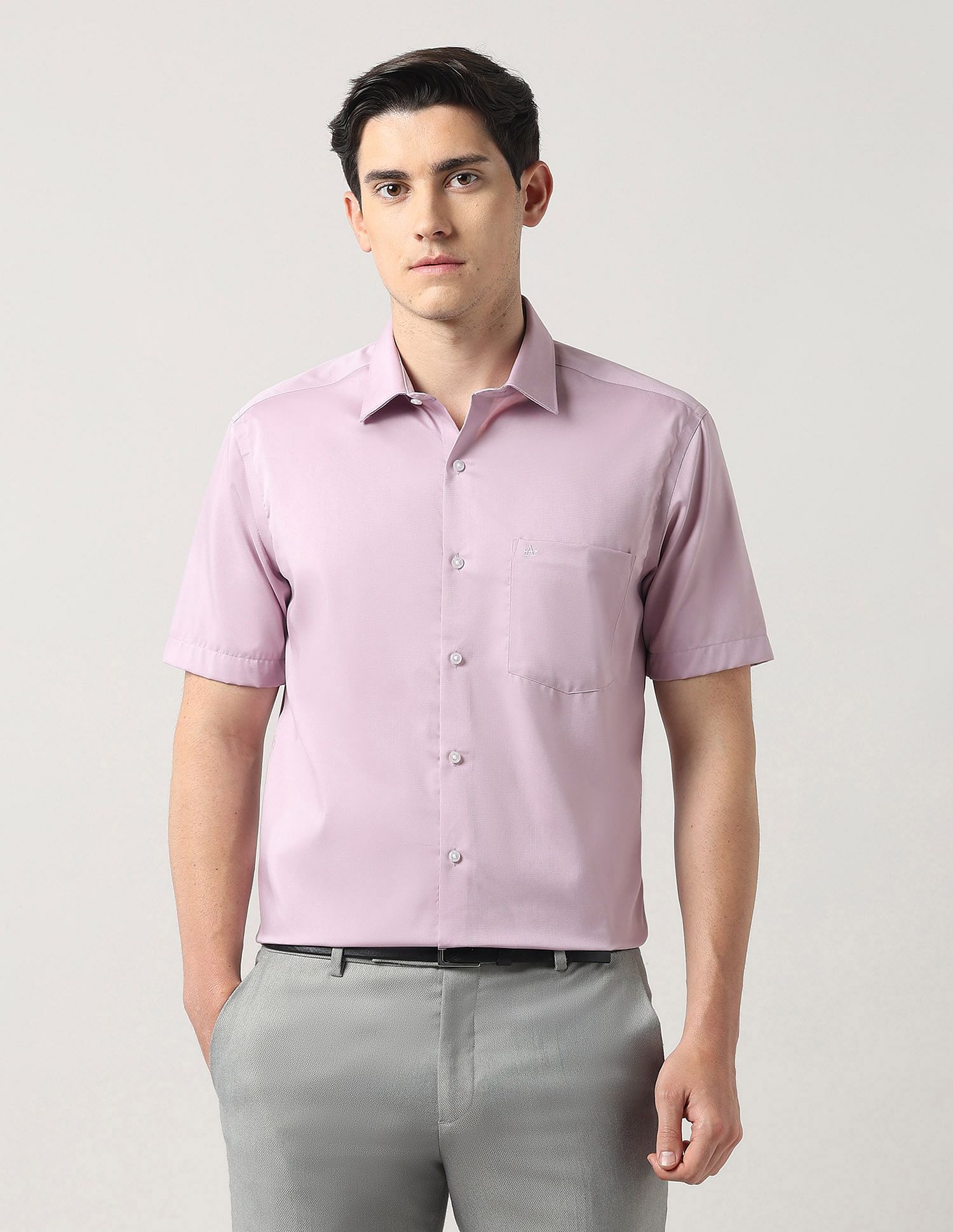 Arrow Liberty Classic Fit Solid Autopress Shirt