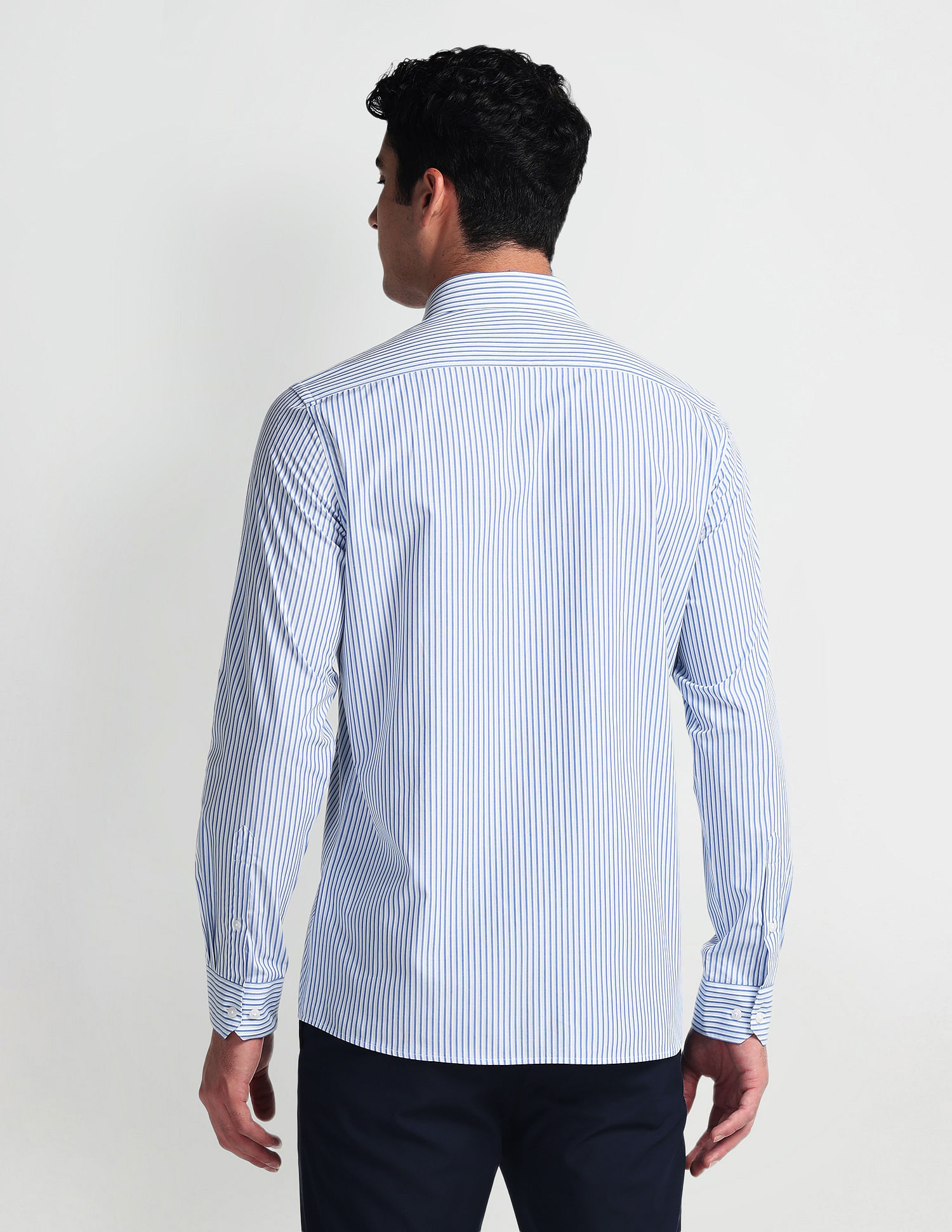Arrow Vertical Stripe Dobby Shirt