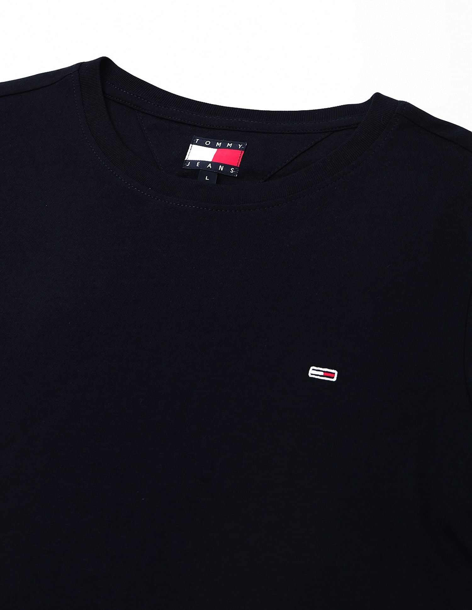 Tommy Hilfiger Solid Slim-Fit Cotton T-Shirt