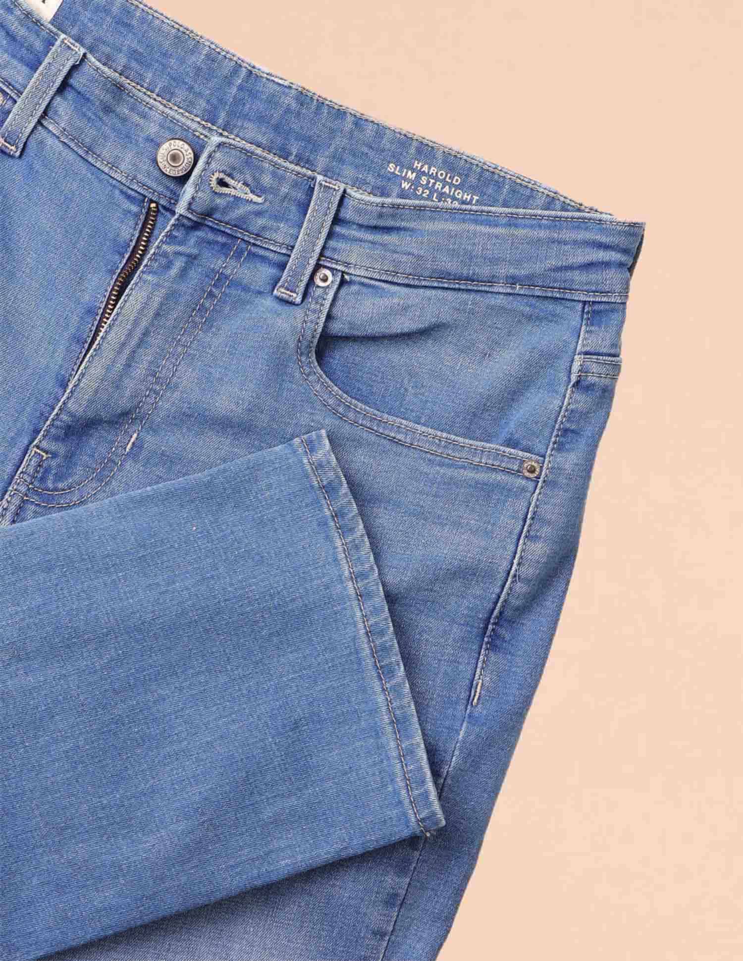 U.S. Polo Assn. Denim Co. Harold Slim Straight Fit Blue Jeans