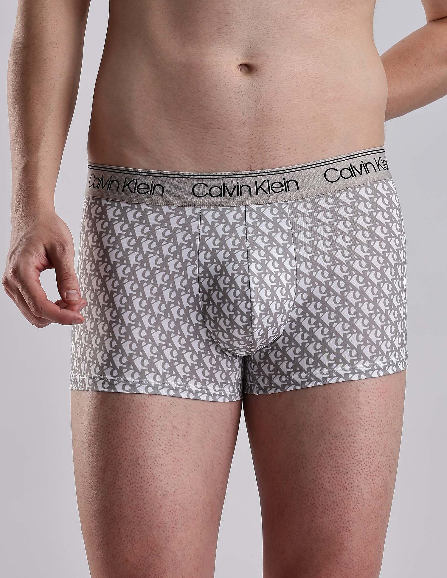 Calvin Klein Underwear Mens Multi Coloured Printed Trunks