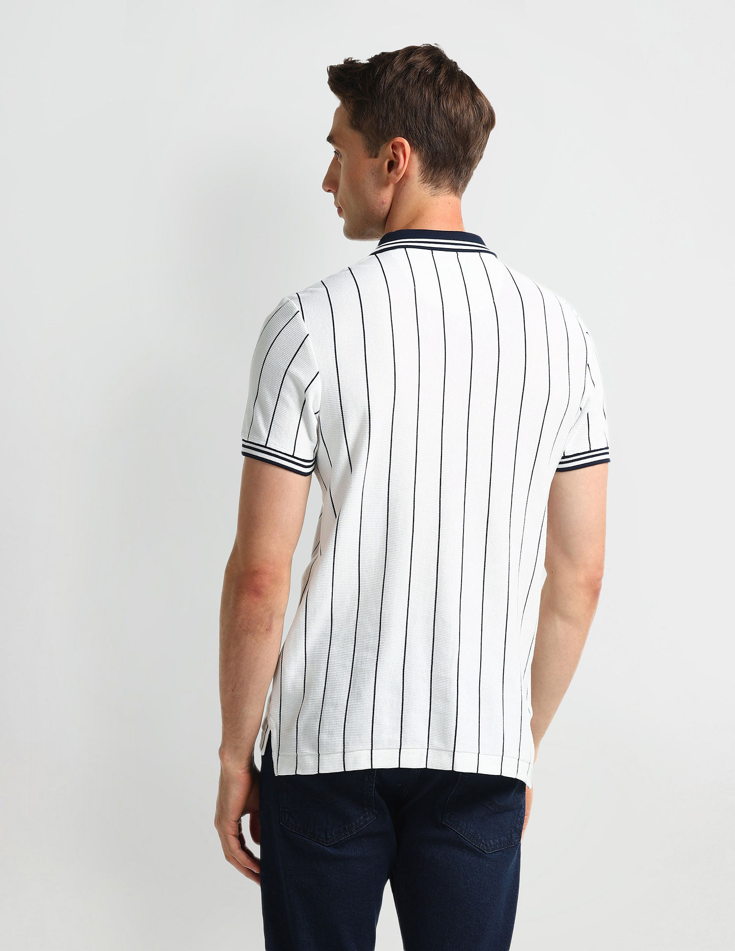 U.S. Polo Assn. Denim Co. Muscle Fit Striped T-Shirt
