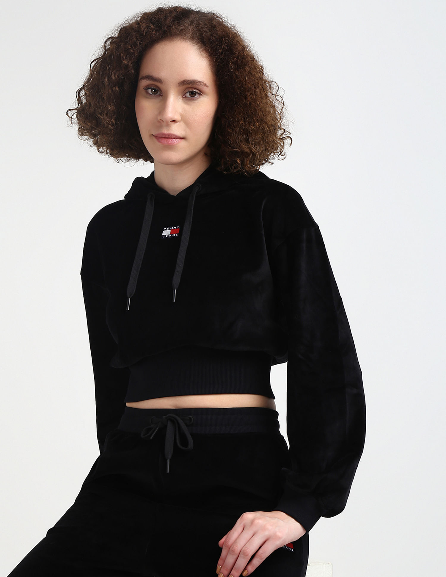 Tommy Hilfiger Transitional Cotton Velour Sweatshirt