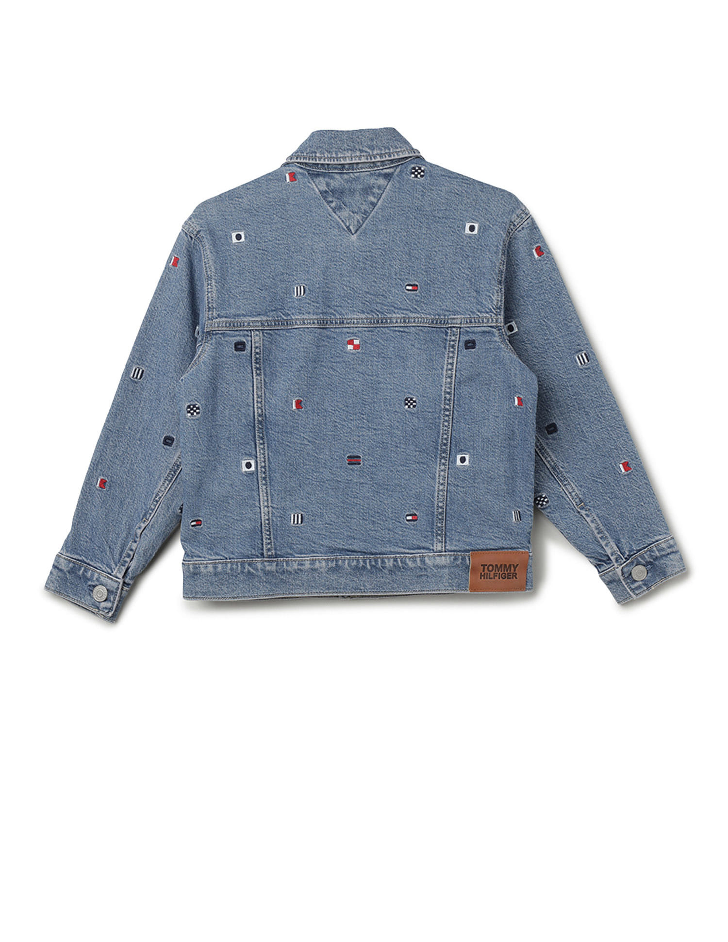 Buy Tommy Hilfiger Kids Boys Flags Denim Oversized Truck Jacket
