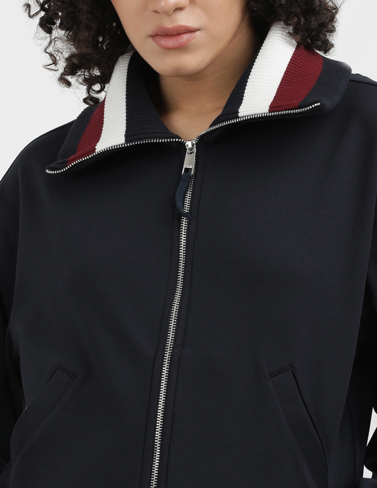 Buy Tommy Hilfiger Global Stripe Zip Up Sweatshirt - NNNOW.com