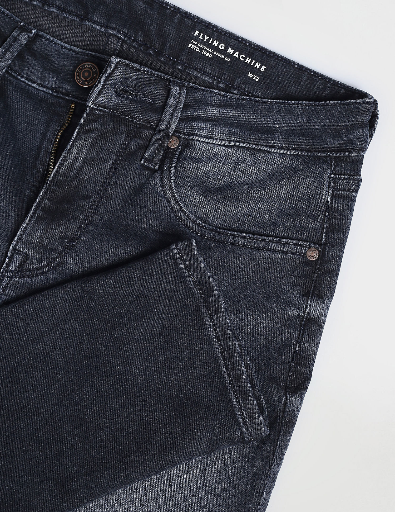 Flying Machine Jackson Super Skinny Fit Mid Rise Jeans