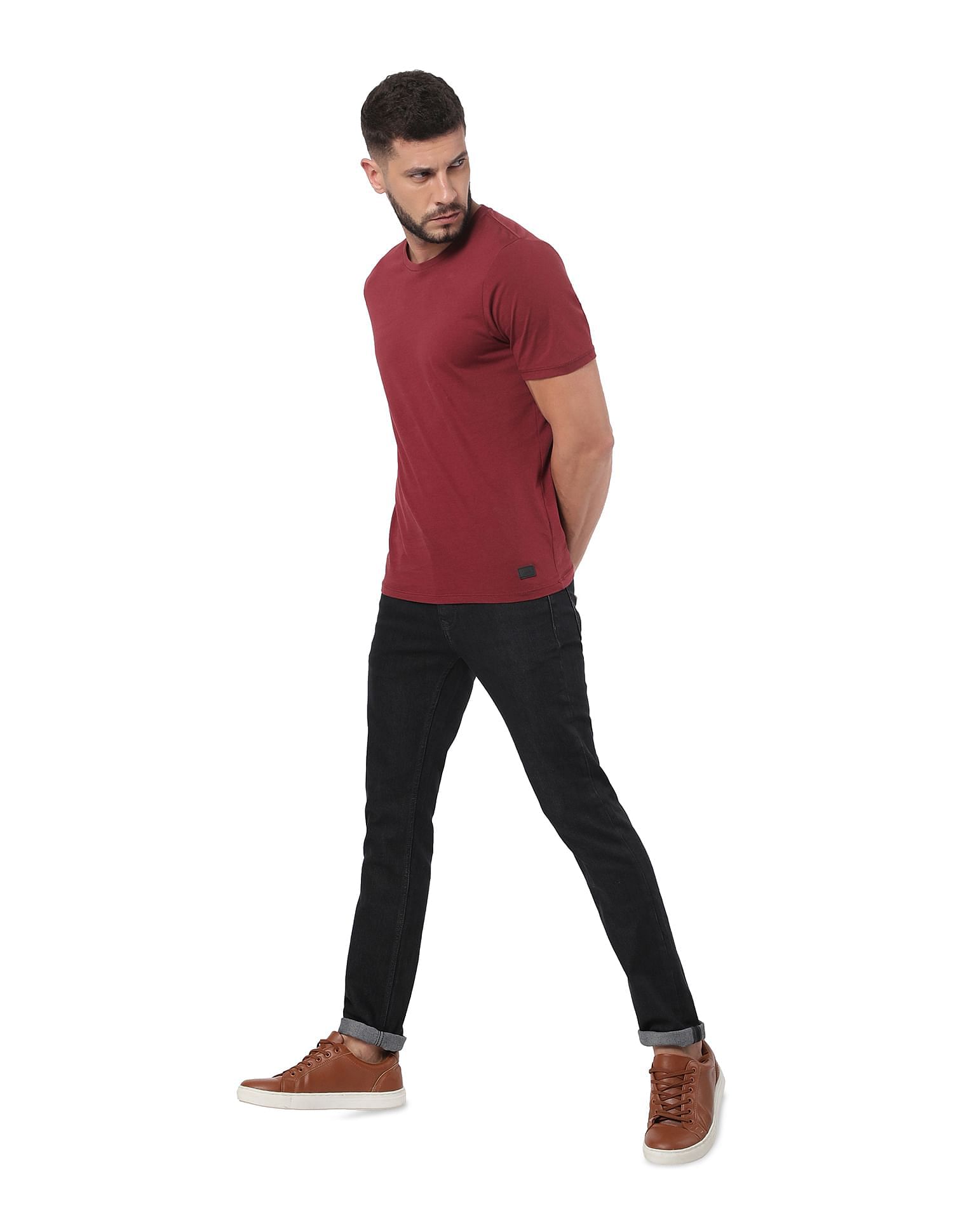 AD by Arvind Slim Fit Mid Rise Jeans