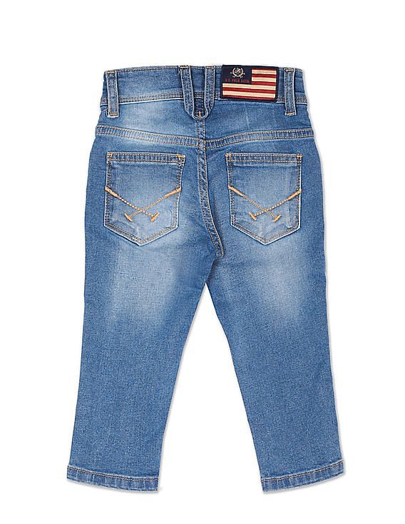 U.S. Polo Assn. Kids Mid Rise Slim Fit Jeans