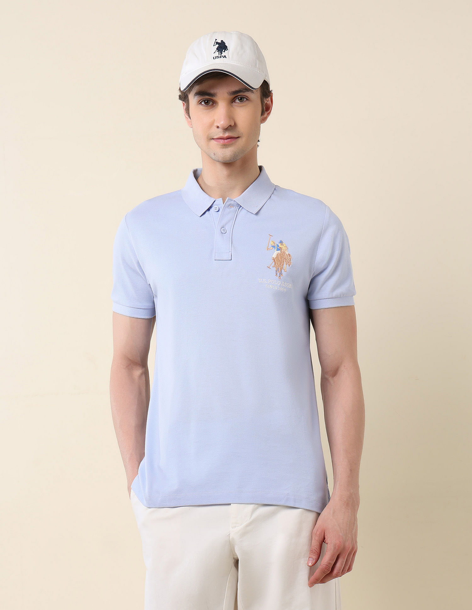 U.S. Polo Assn. Pure Cotton Summer Splash Polo Shirt