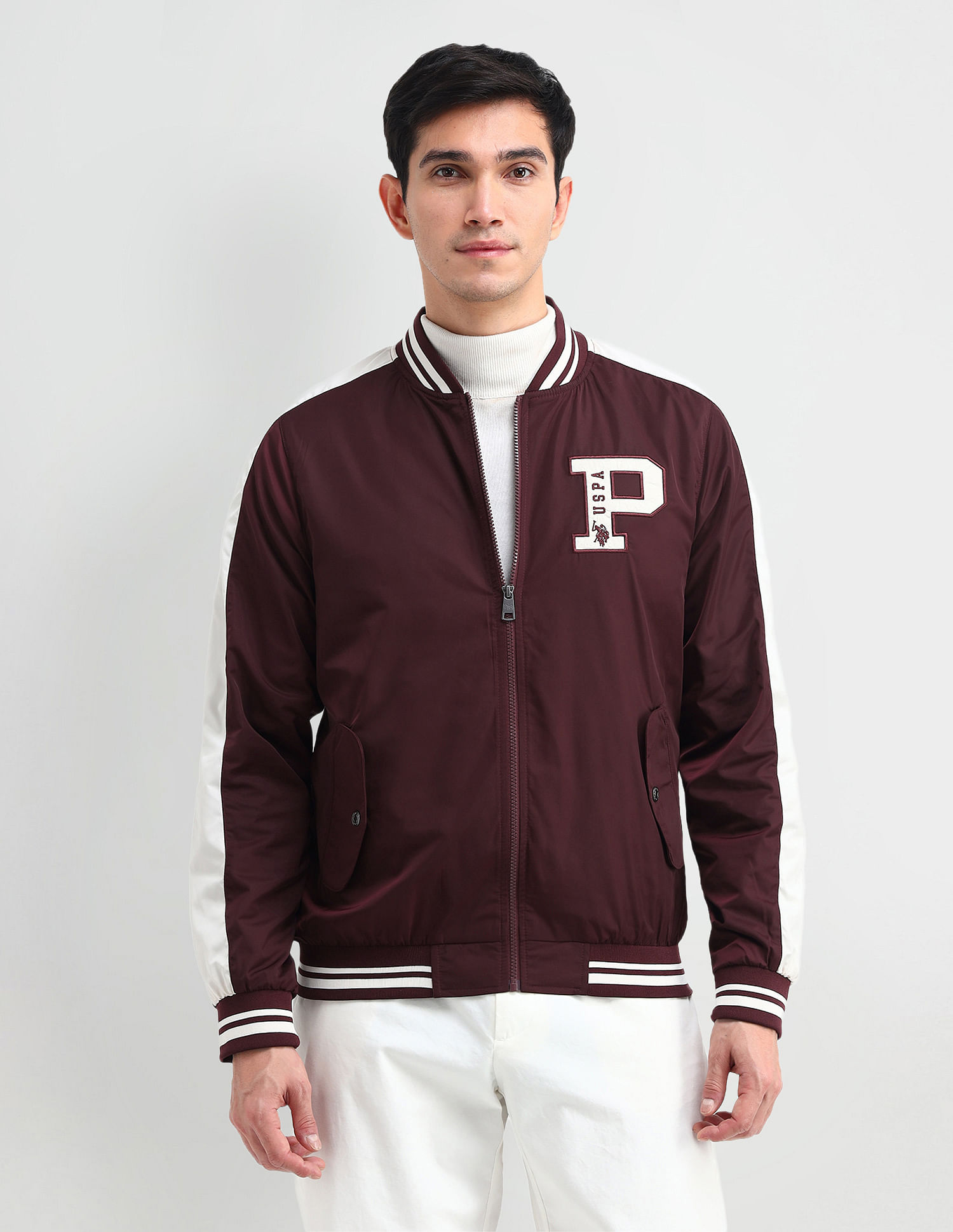 U.S. Polo Assn. Denim Co. Brand Printed Regular Fit Jacket