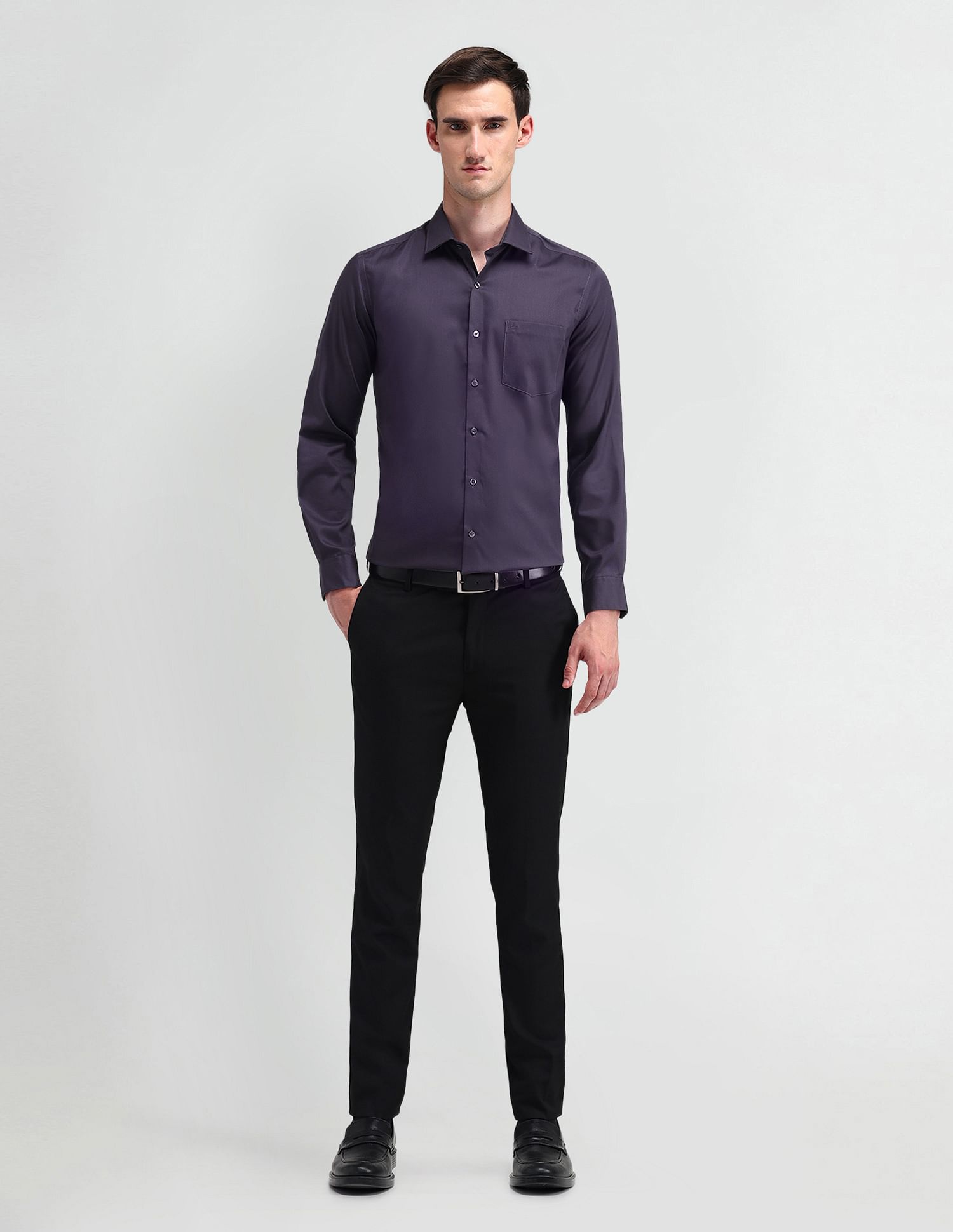 Arrow Liberty Classic Fit Textured Shirt