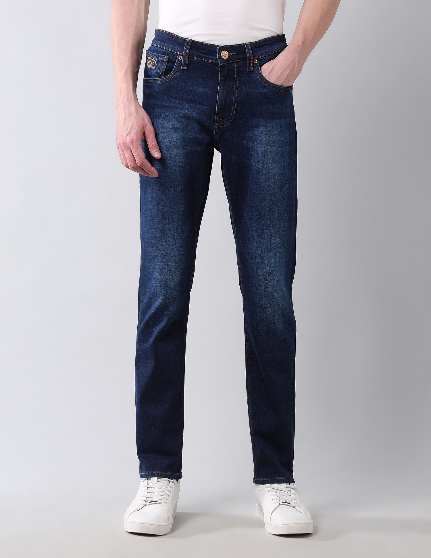 U.S. Polo Assn. Denim Co. Brandon Slim Tapered Fit Authentic Denim Jeans