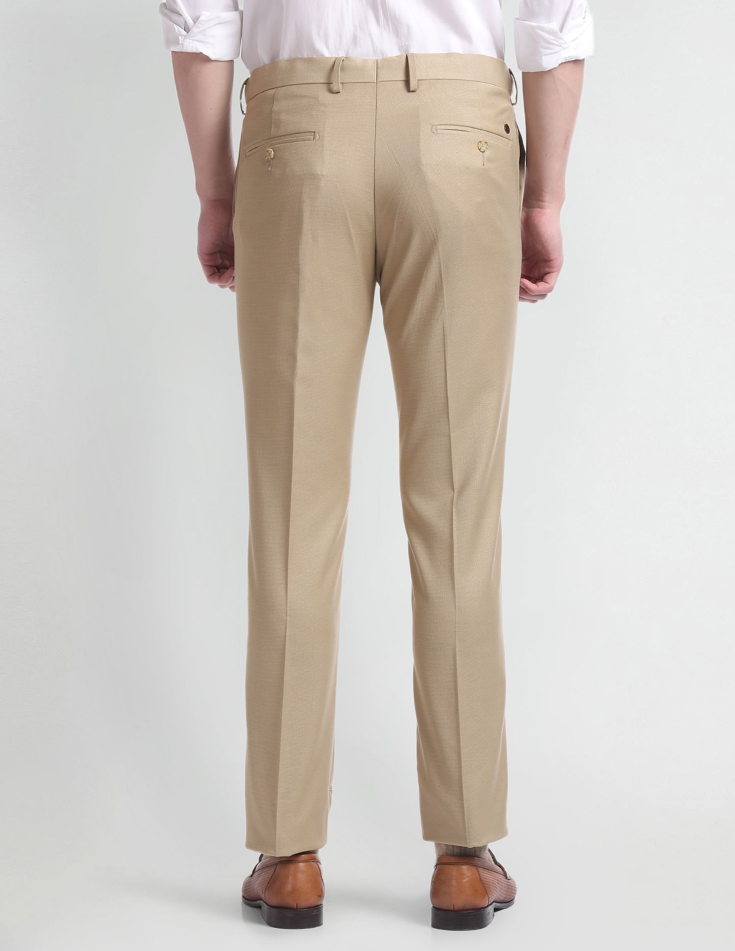 Arrow Slim Fit Autoflex Trousers