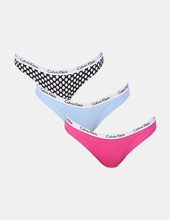 Buy Calvin Klein Underwear Women Assorted Carousel Bikini Panties - Pack Of  3 