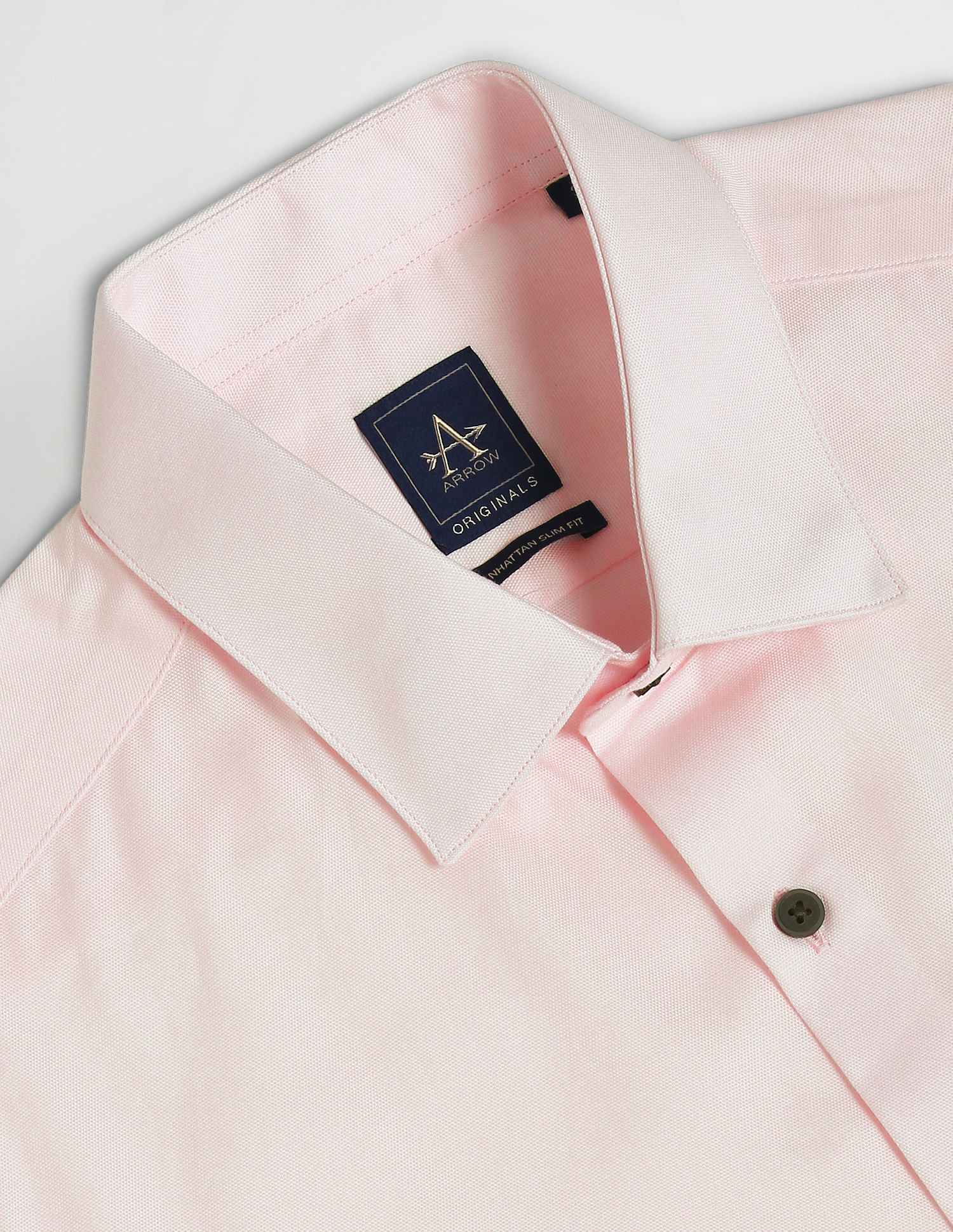 Arrow Manhattan Slim Fit Cotton Shirt