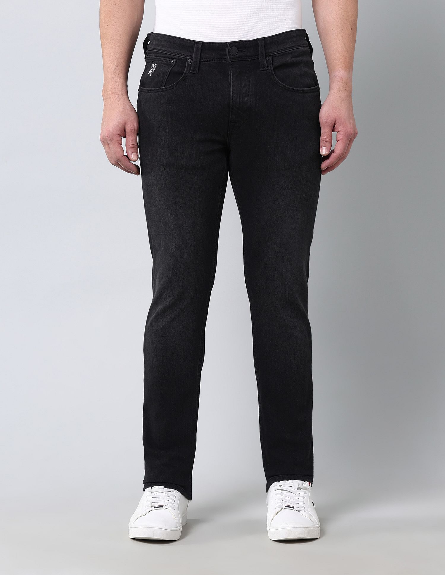 U.S. Polo Assn. Denim Co. Brandon Slim Tapered Fit Bi Stretch Authentic Jeans