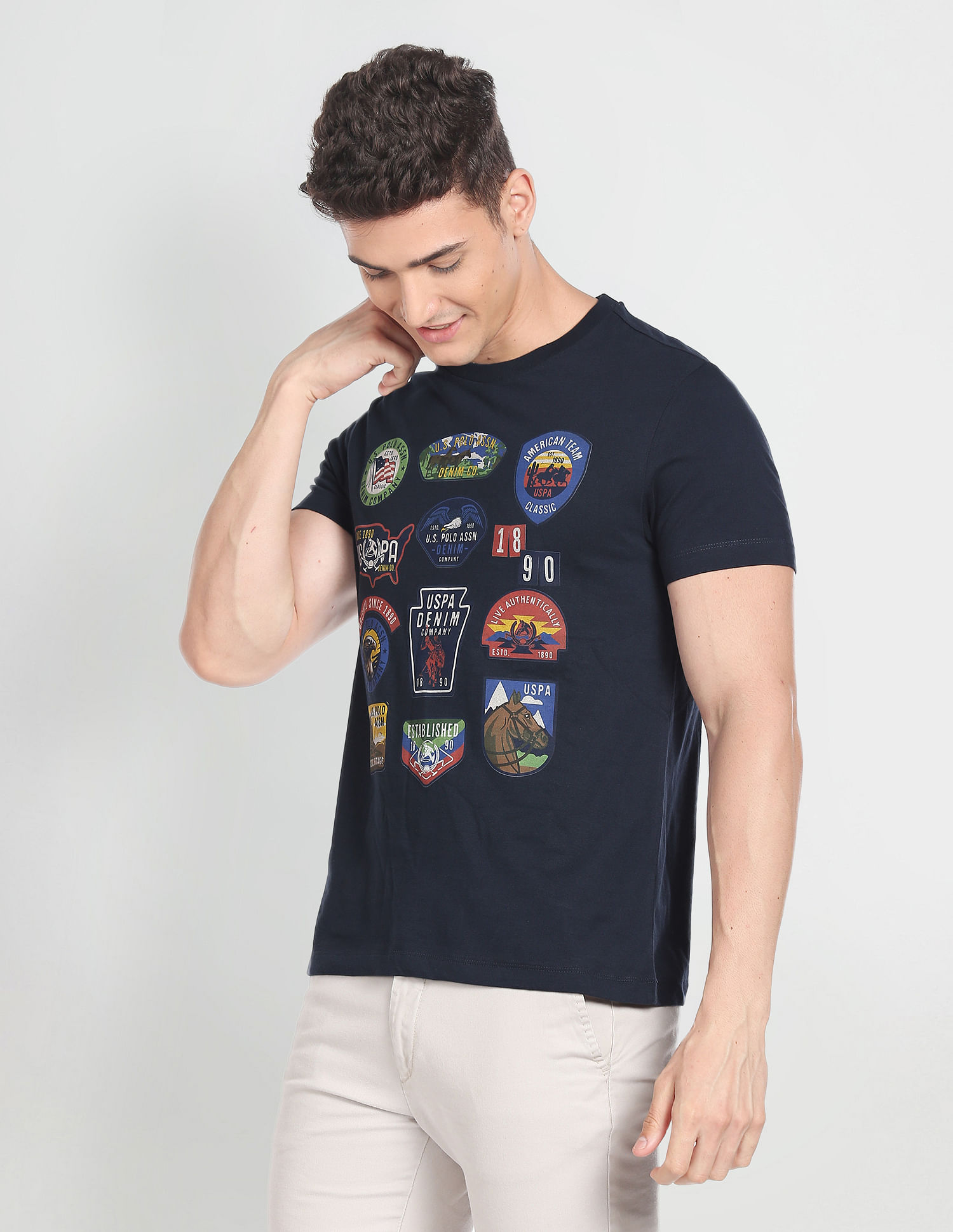 U.S. Polo Assn. Cotton Graphic Print T-Shirt