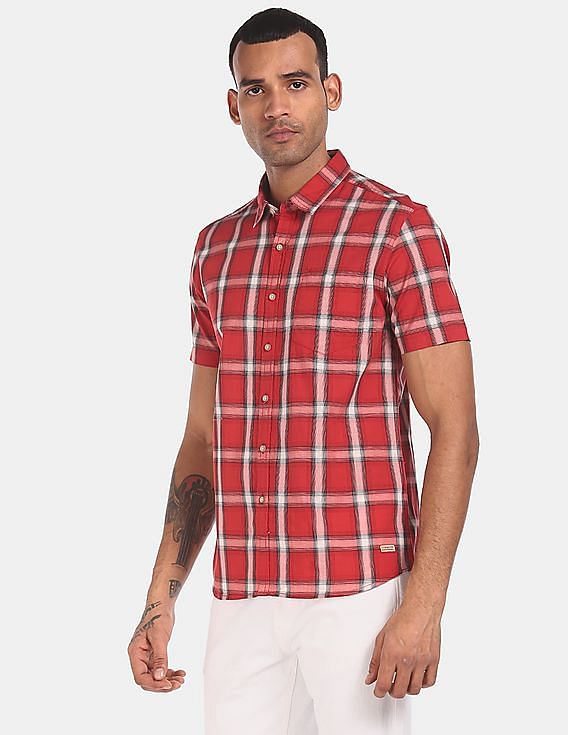 flying machine half shirts