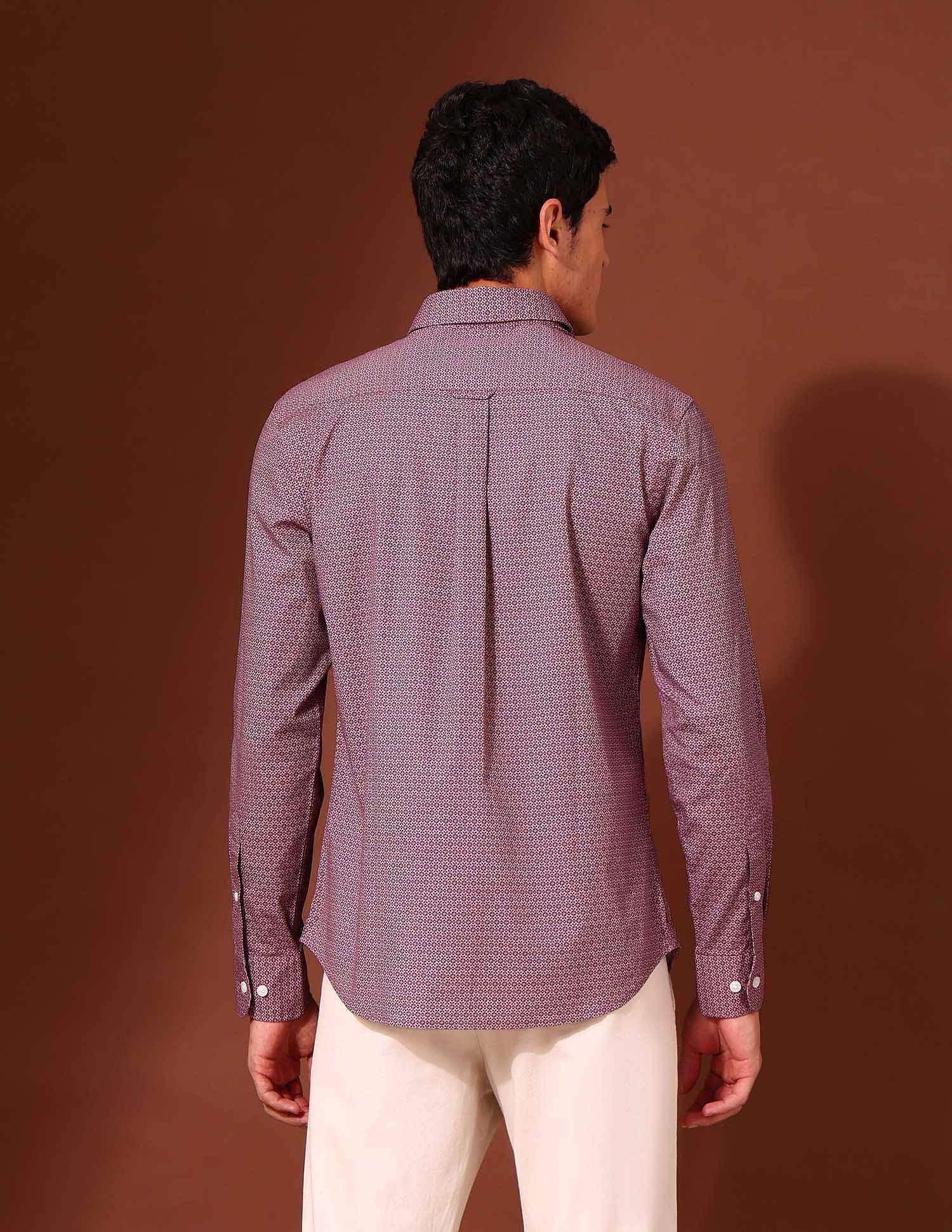 U.S. Polo Assn. Floral Printed Tailored Fit Shirt