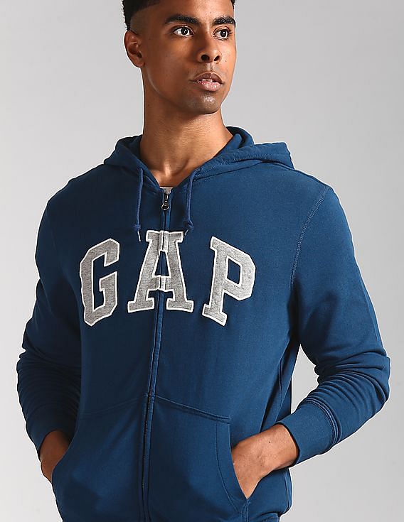 Hooded zip deals up sweatshirt