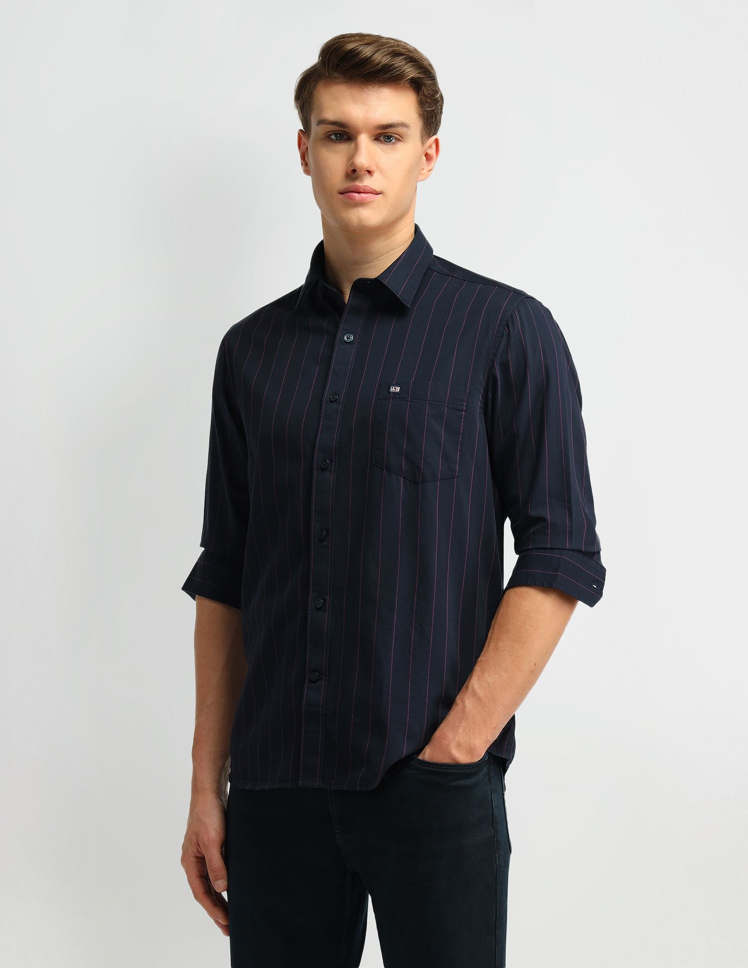 Arrow Sport Tailored Fit Cotton Shirt