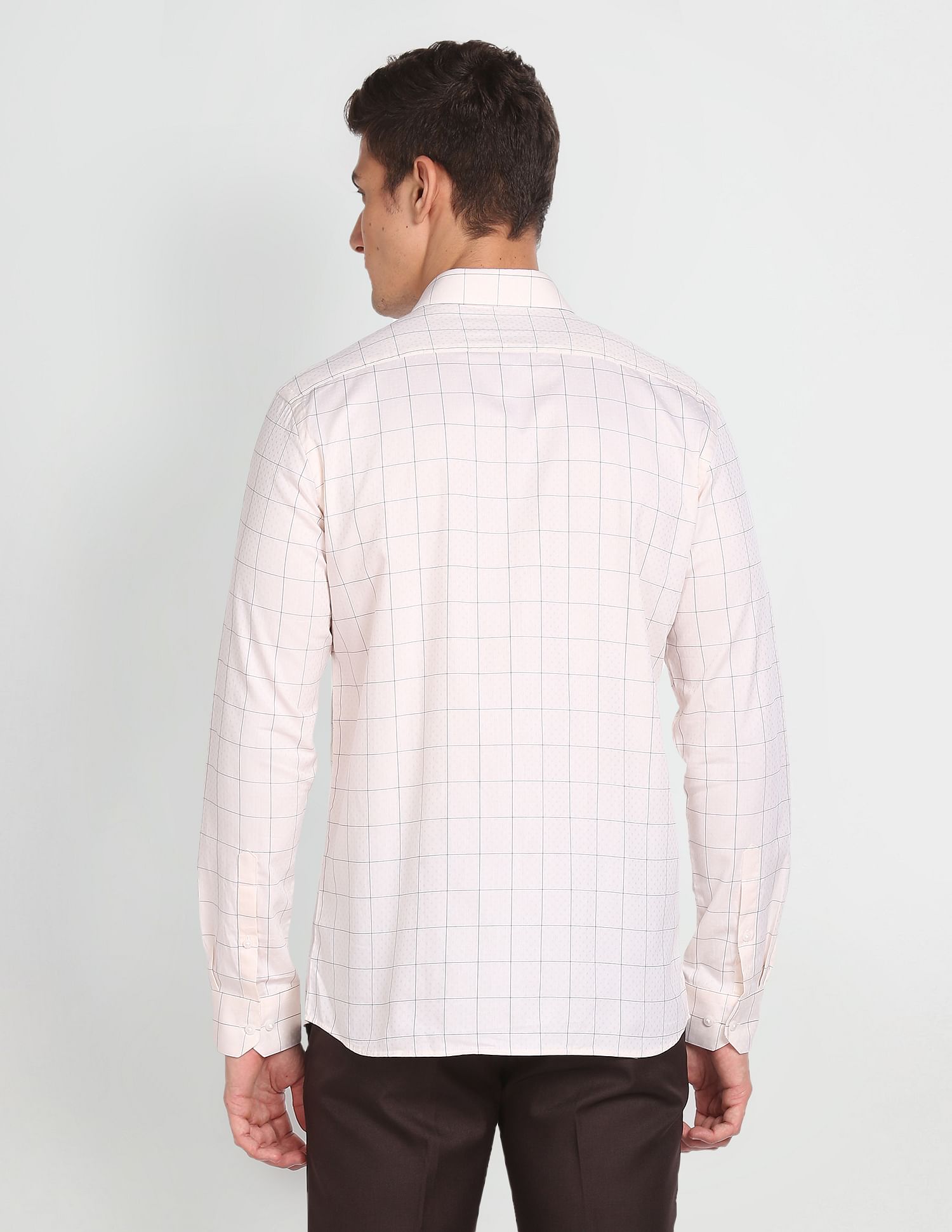 Arrow Windowpane Check Formal Shirt