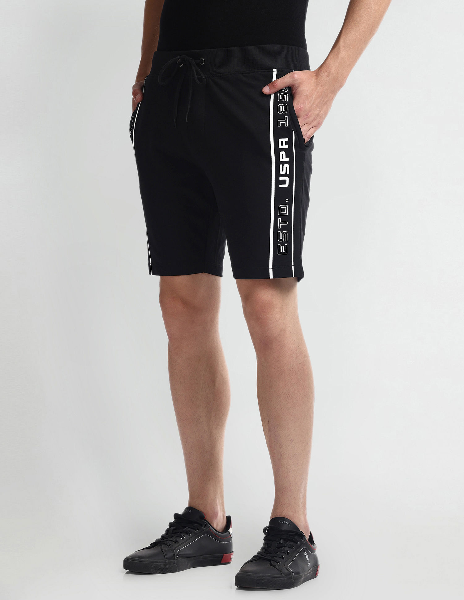 U.S. Polo Assn. Denim Co. Brand Taped Slim Fit Shorts
