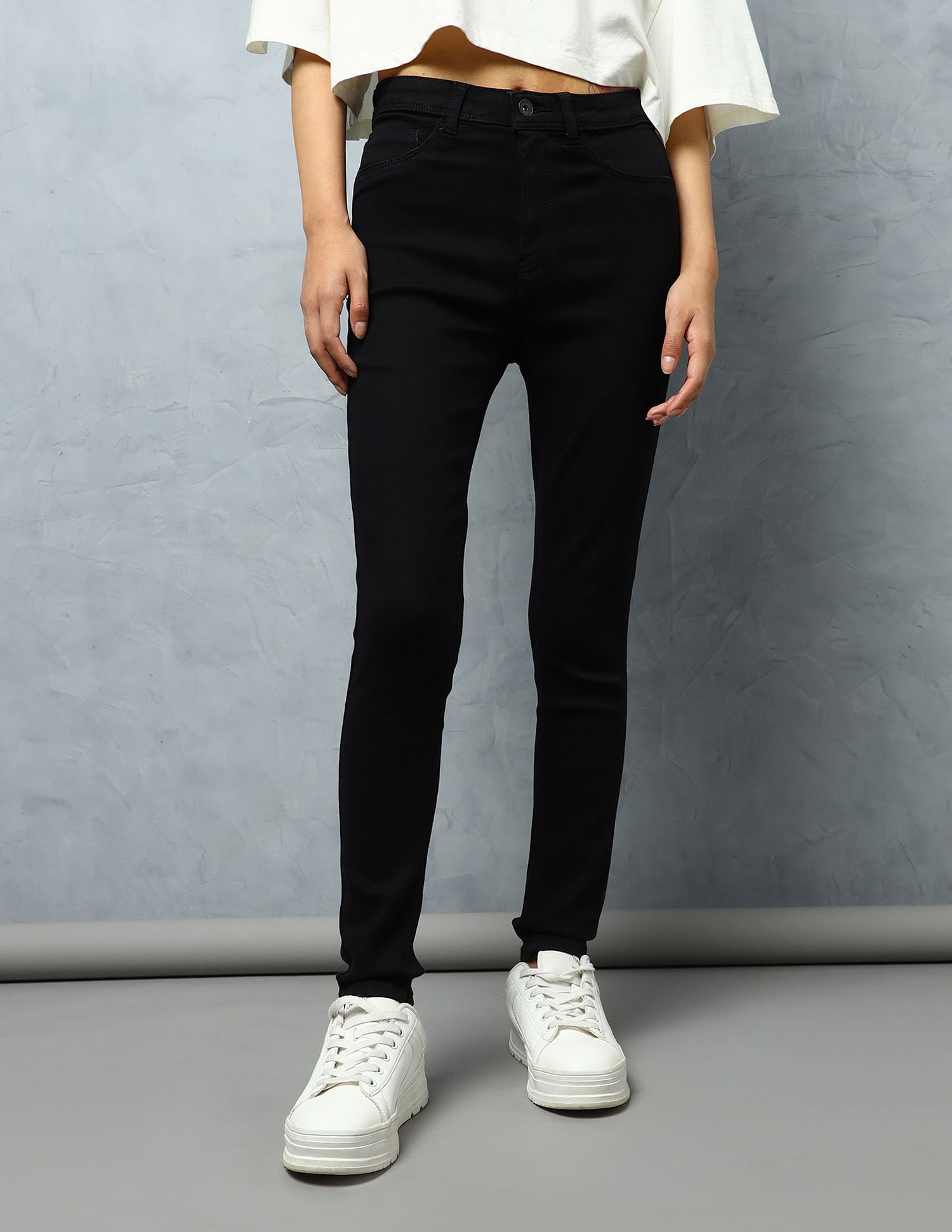 Flying Machine Women High Rise Betty Slim Fit Jeggings