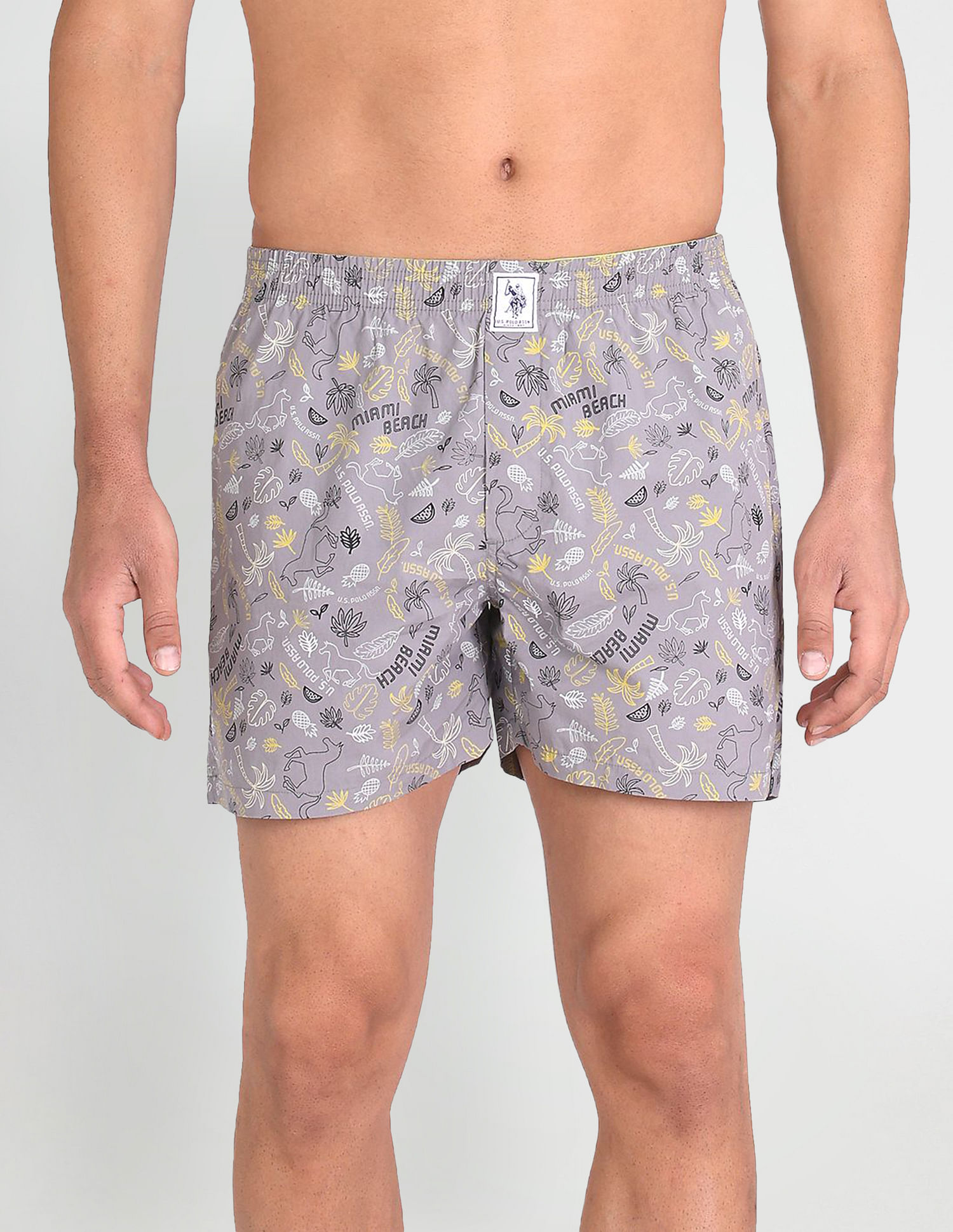 Buy USPA Innerwear Back Pocket All Over Print IYAC Boxers - Pack Of 1 -  NNNOW.com