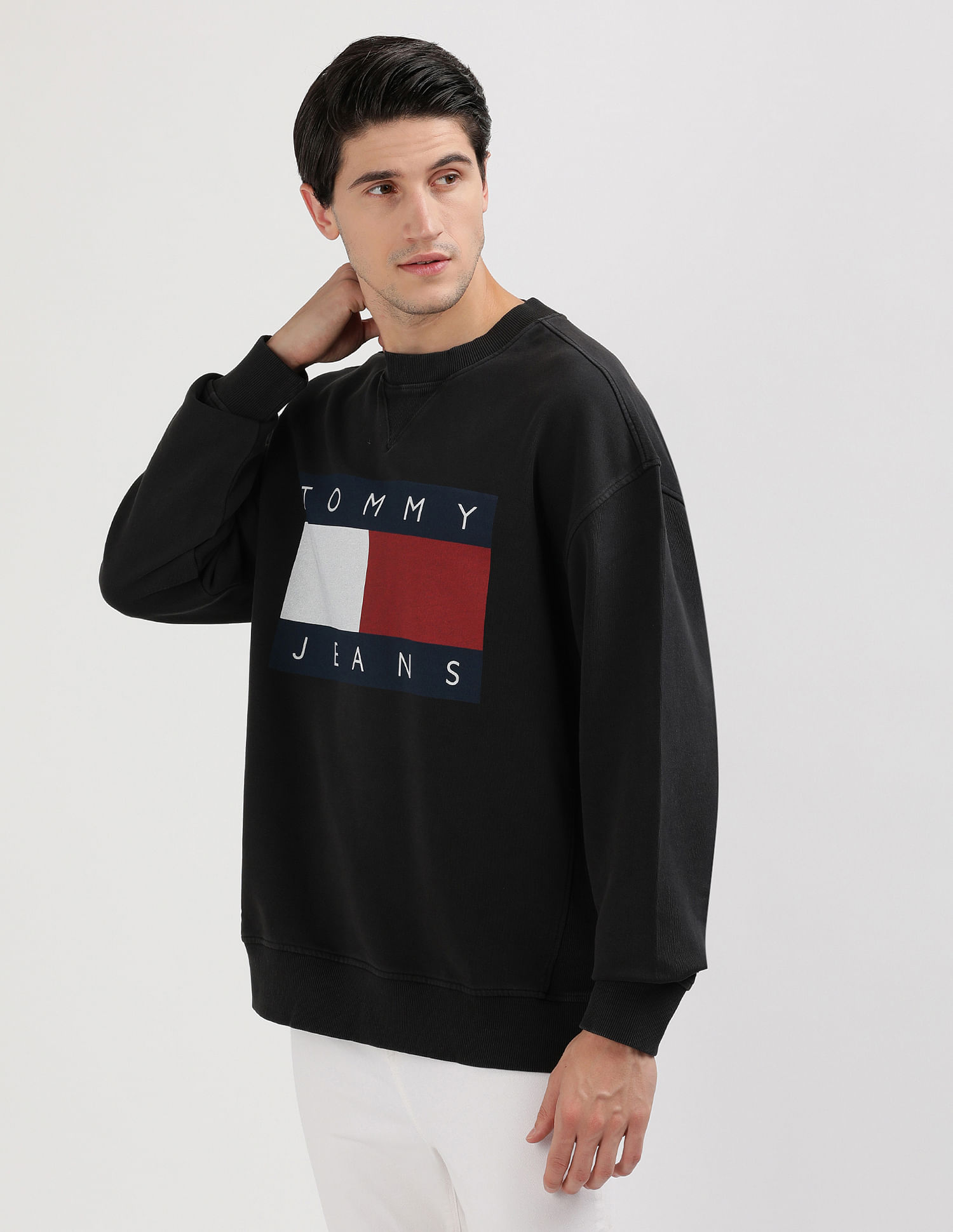 Tommy Hilfiger Brand Print Relaxed Sweatshirt
