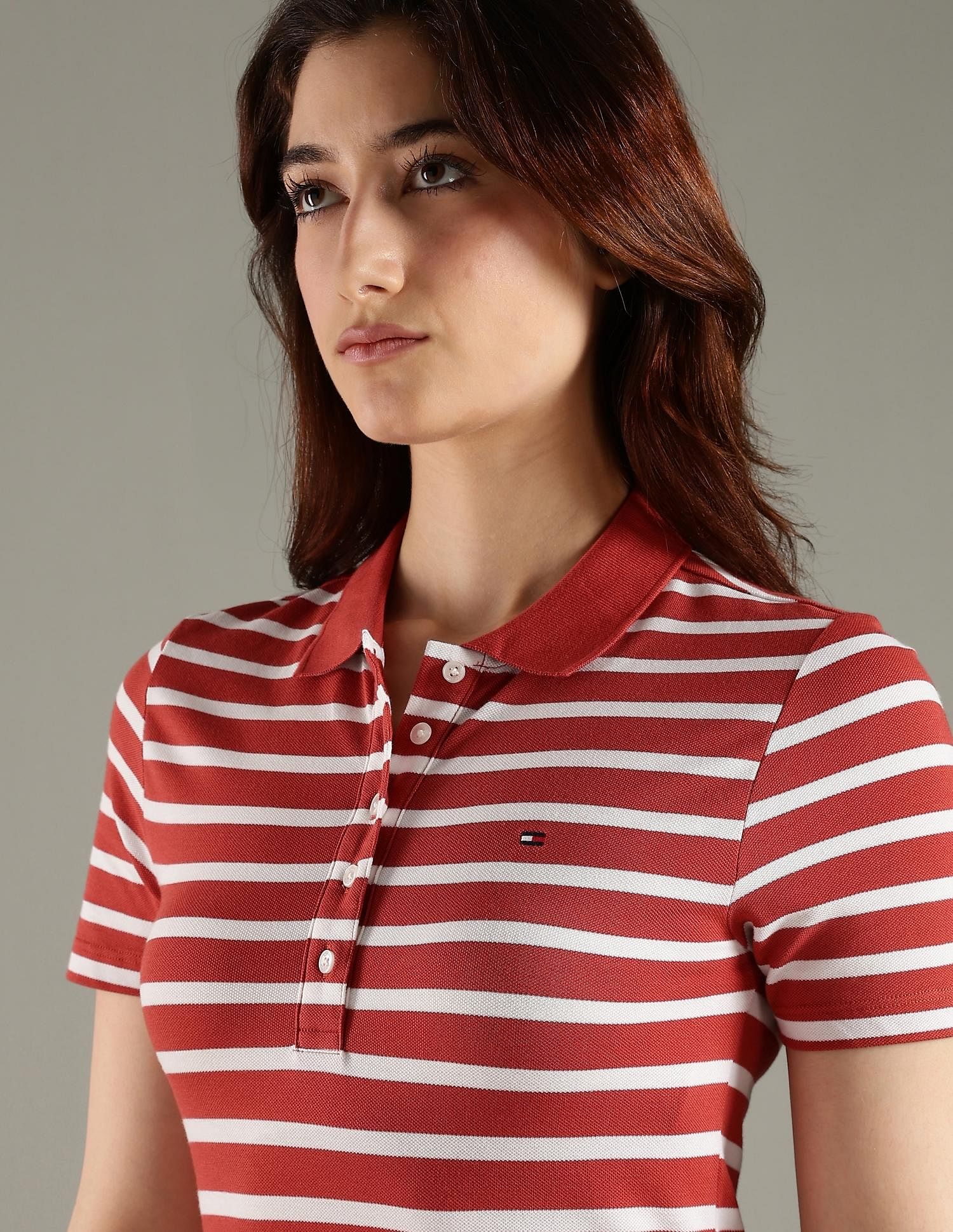 Tommy Hilfiger Cotton Polo Collar T-Shirt Dress