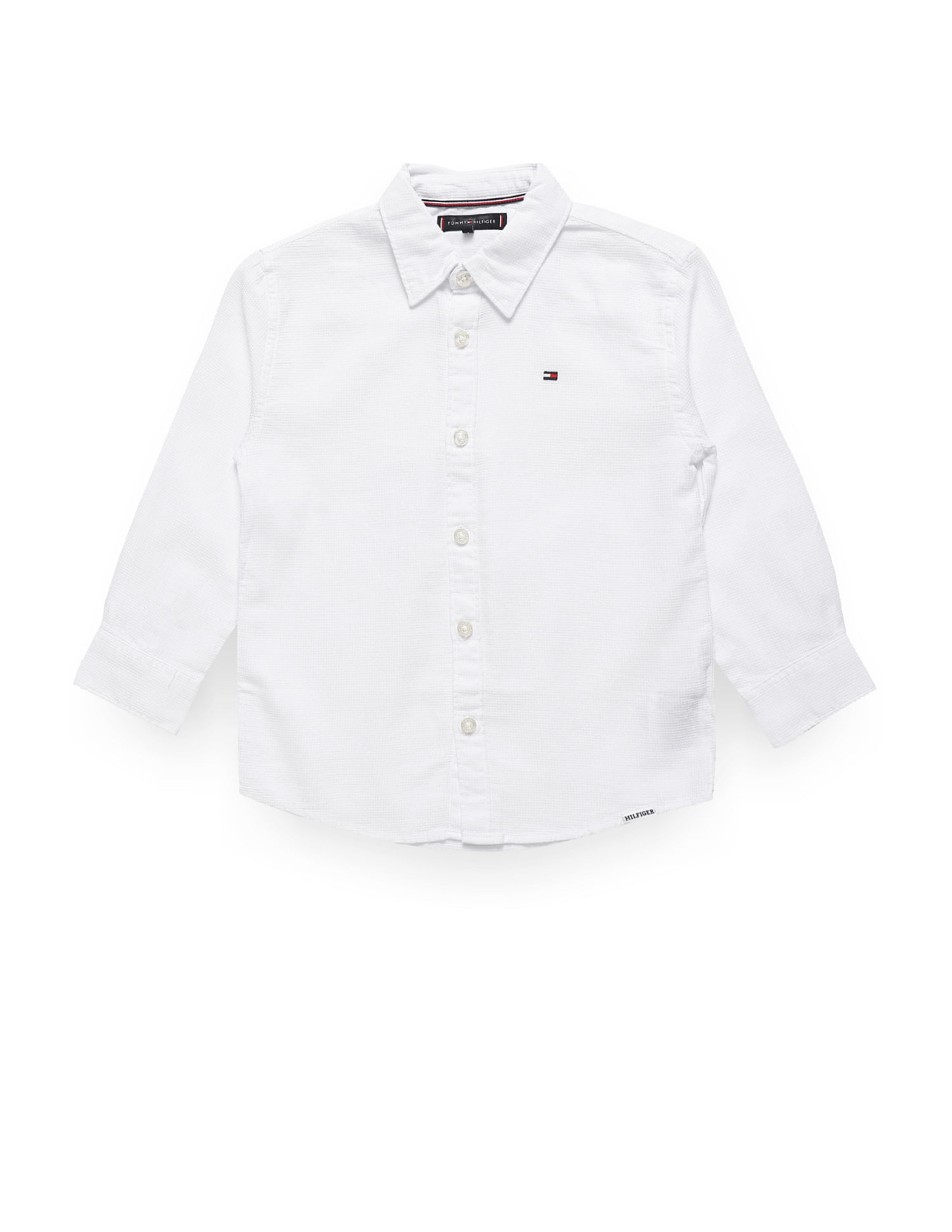 Tommy Hilfiger Kids Boys Sustainable Waffle Shirt