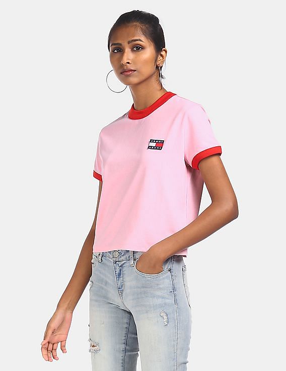 tommy jeans ringer tee