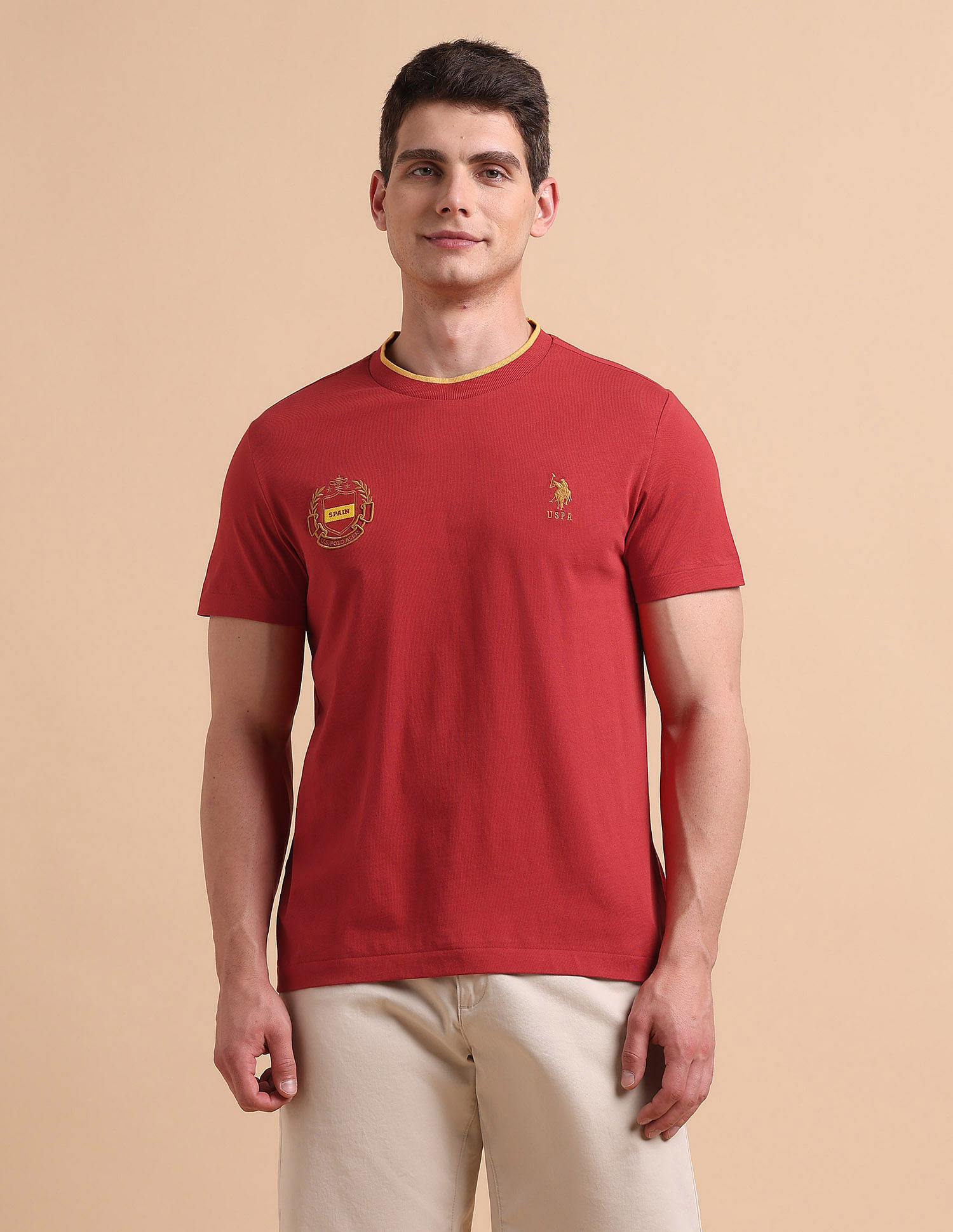 U.S. Polo Assn. Solid Pure Cotton T-Shirt