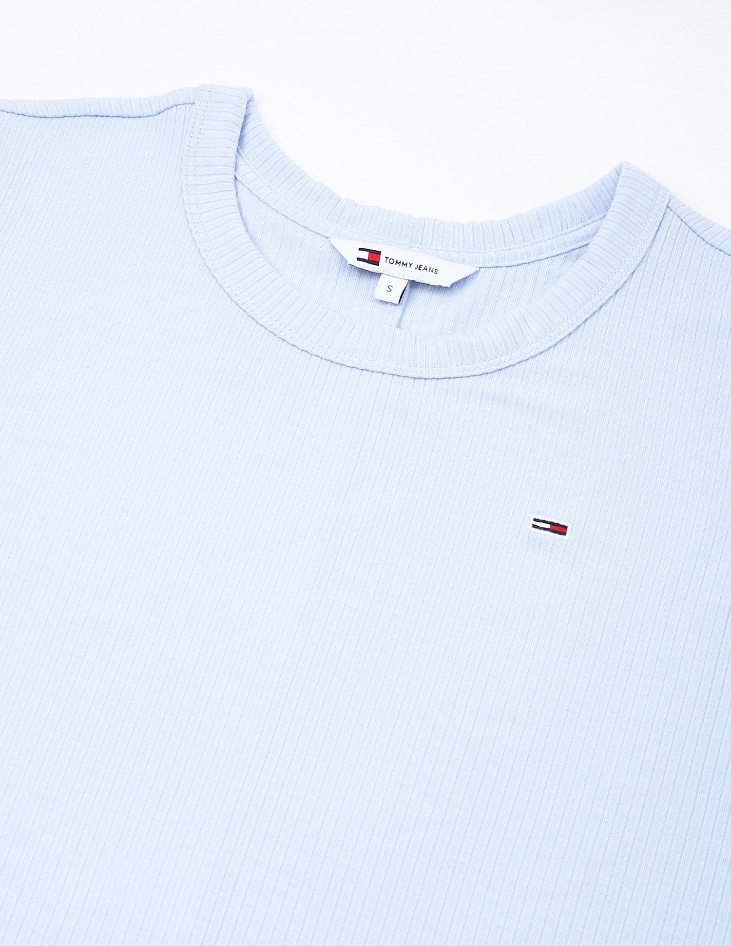 Tommy Hilfiger Cotton Crew Neck Midi Dress