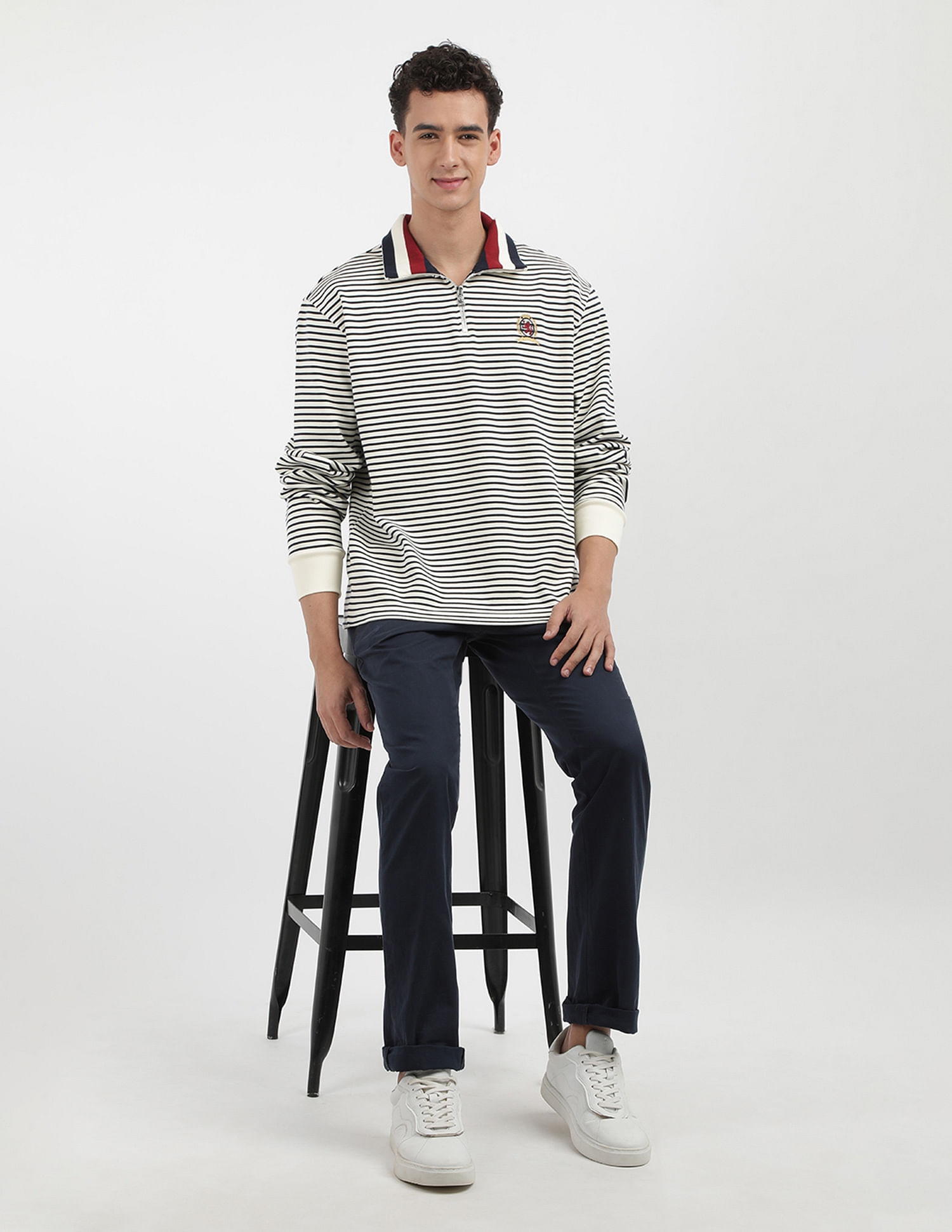 Tommy Hilfiger Breton Horizontal Stripe Sweatshirt
