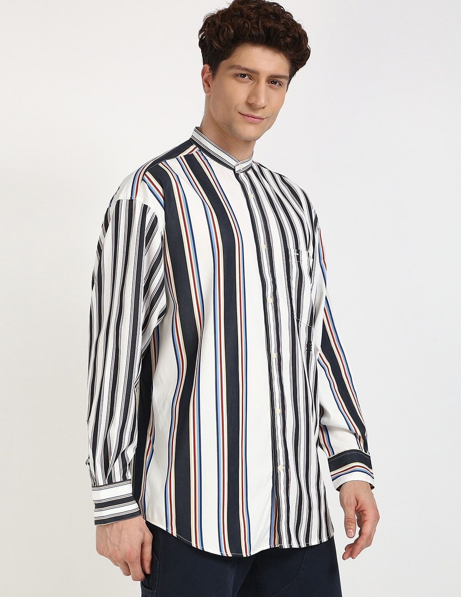 Tommy Hilfiger Striped Regular-Fit Cotton Shirt