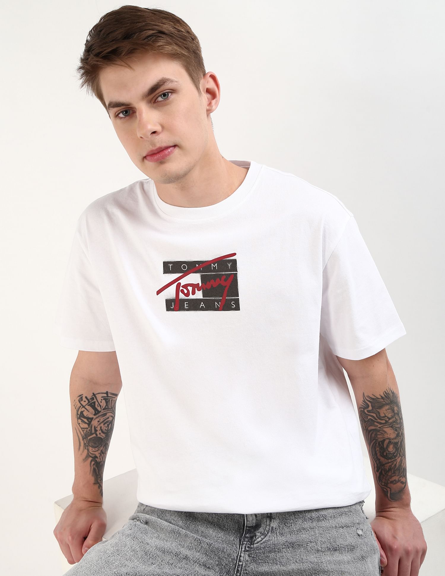 Tommy Hilfiger Street Signature Flag T-Shirt