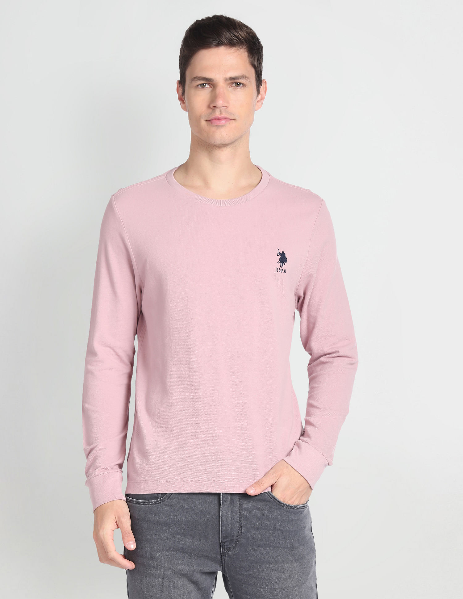 Buy U.S. Polo Assn. Denim Co. Long Sleeve Solid T-Shirt