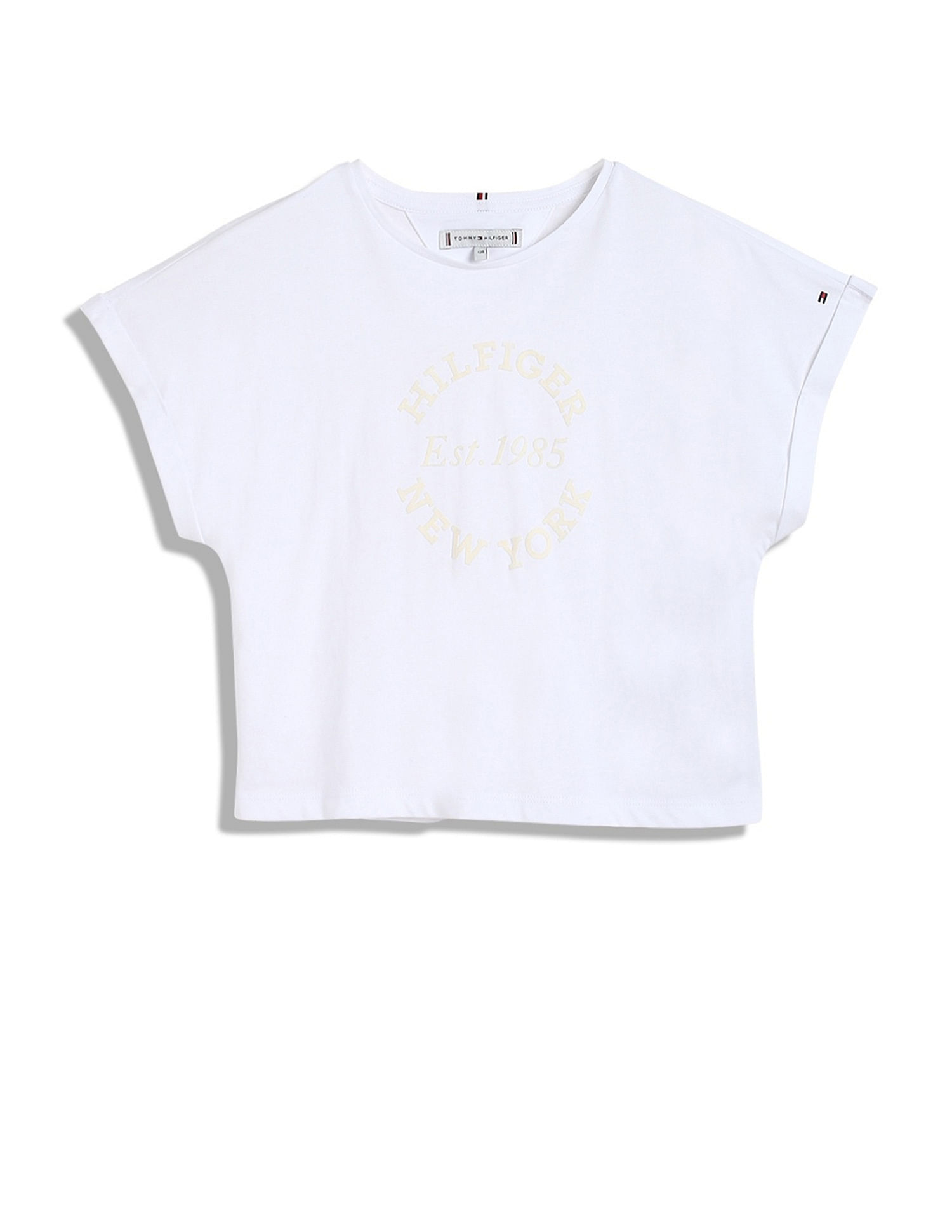 Tommy Hilfiger Girls White Logo T-Shirt