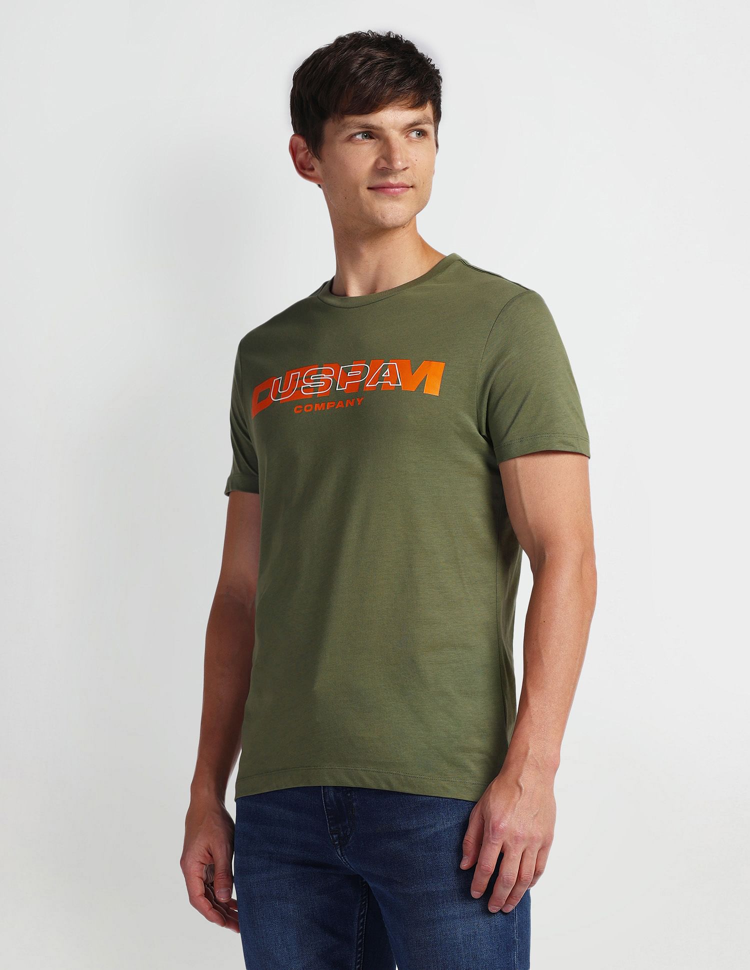 U.S. Polo Assn. Denim Co. Brand Print Muscle Fit T-Shirt