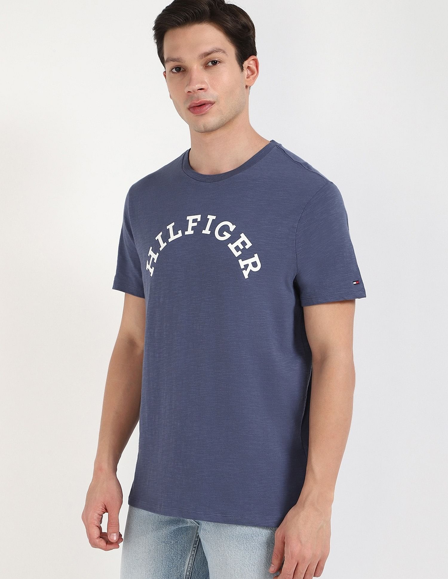 Tommy Hilfiger Logo Regular-Fit Cotton T-Shirt