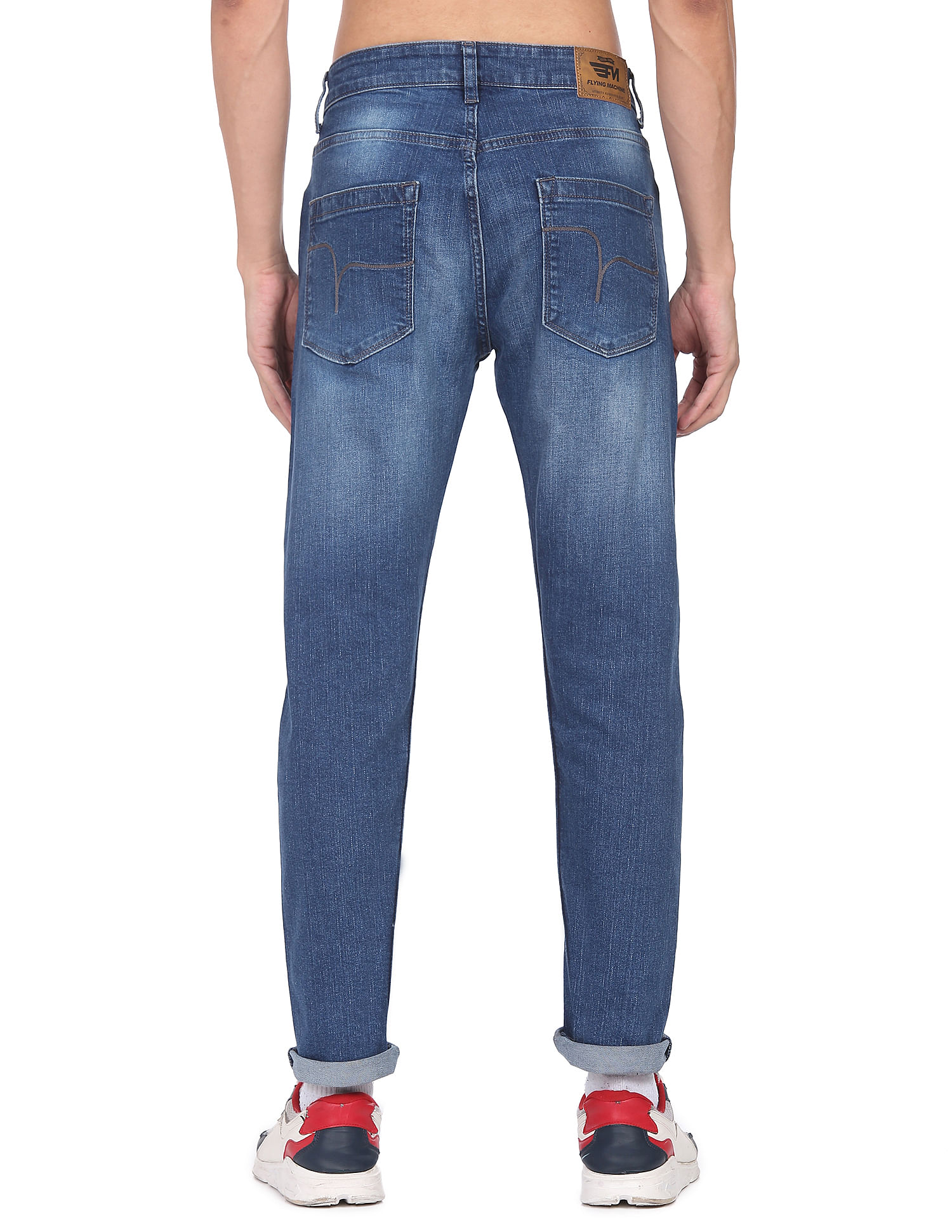Flying Machine Mid Rise Slim Tapered Fit Jeans